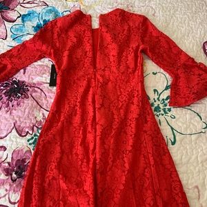 Never worn new red lace dress from Lulus